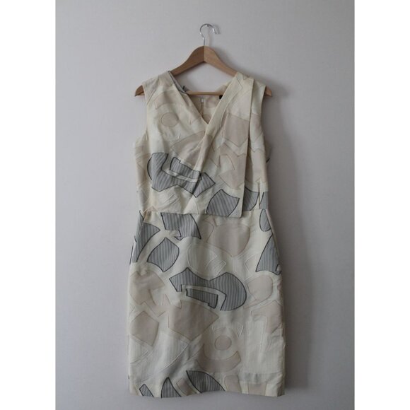 Piazza Sempione Sleeveless Jacquard Dress Size IT 44/ US 8 - Picture 2 of 8